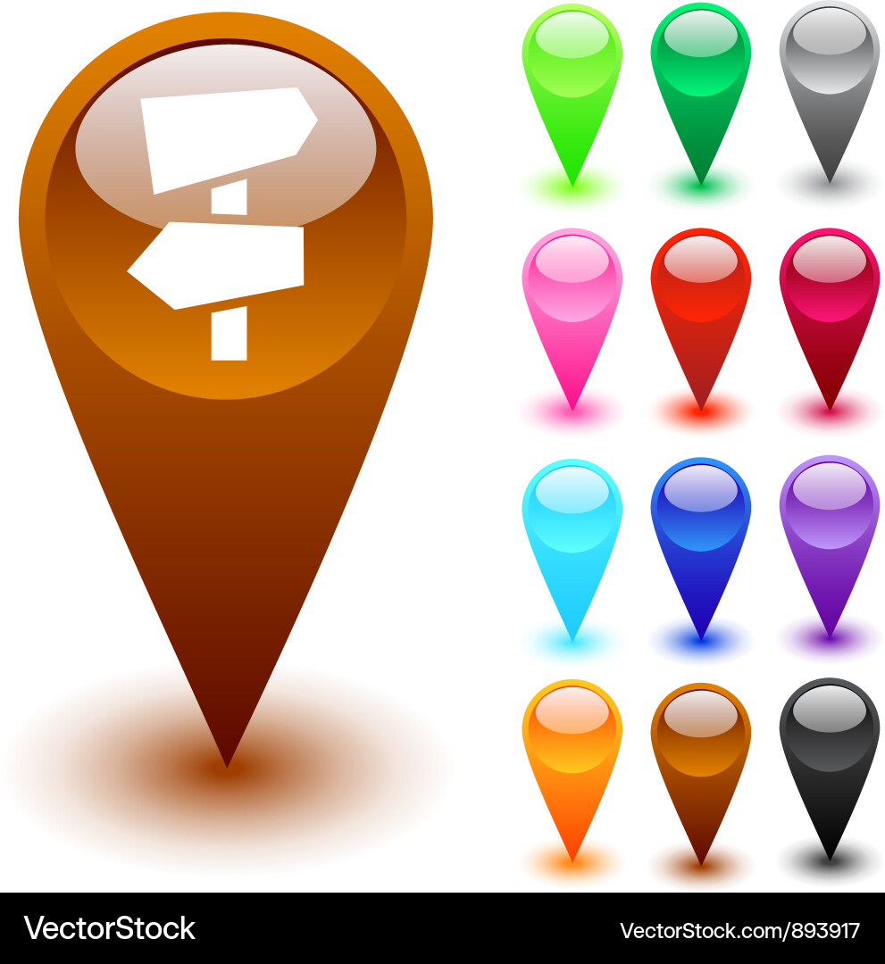 Abc cubes button Vector Image