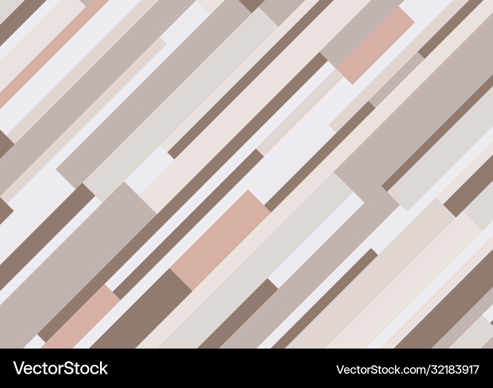 Abstract geometric diagonal rectangle stripes Vector Image