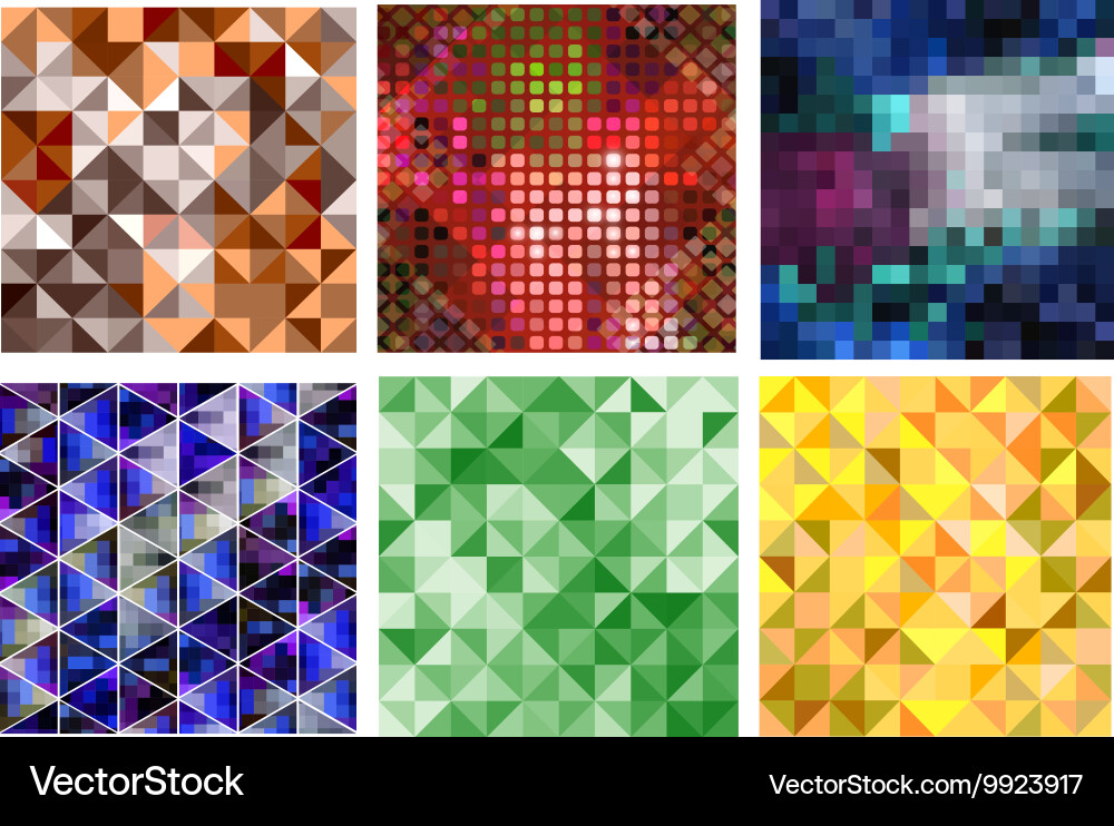 Abstract triangle background vector image