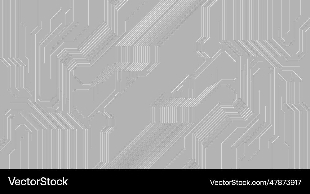 Grey abstract background with hi-tech circuit Grey abstract background with hi-tech circuit vector image