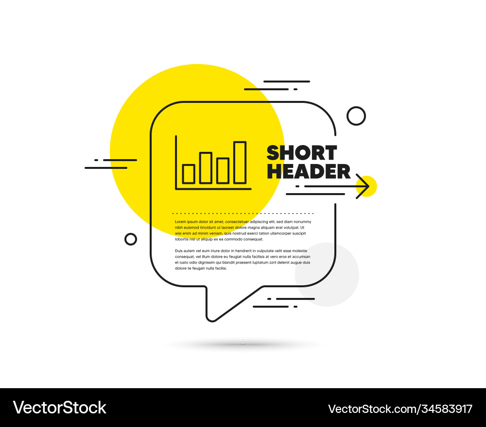 Histogram chart line icon financial graph Histogram chart line icon financial graph Vector Image