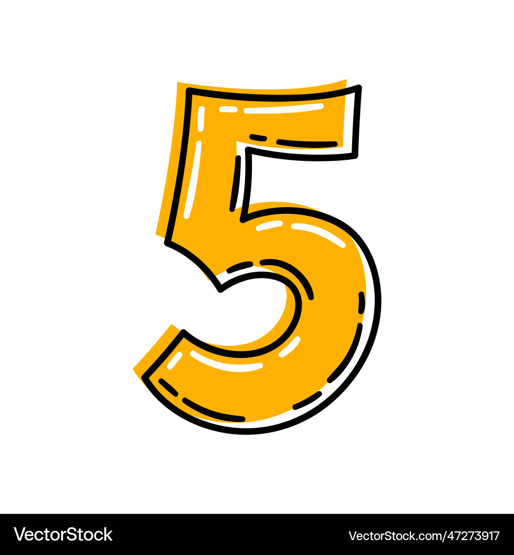 Number one image for design Number one image for design vector image