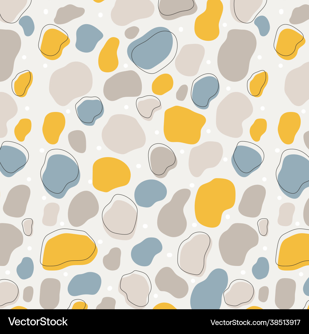Seamless colored background pattern various Vector Image