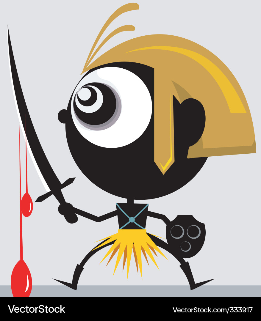 Warrior Vector Image