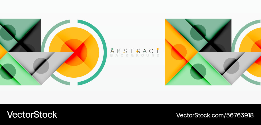 Geometric shapes overlap creating vibrant Geometric shapes overlap creating vibrant vector image