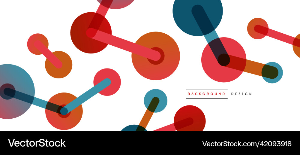 Network concept abstract background dots Vector Image