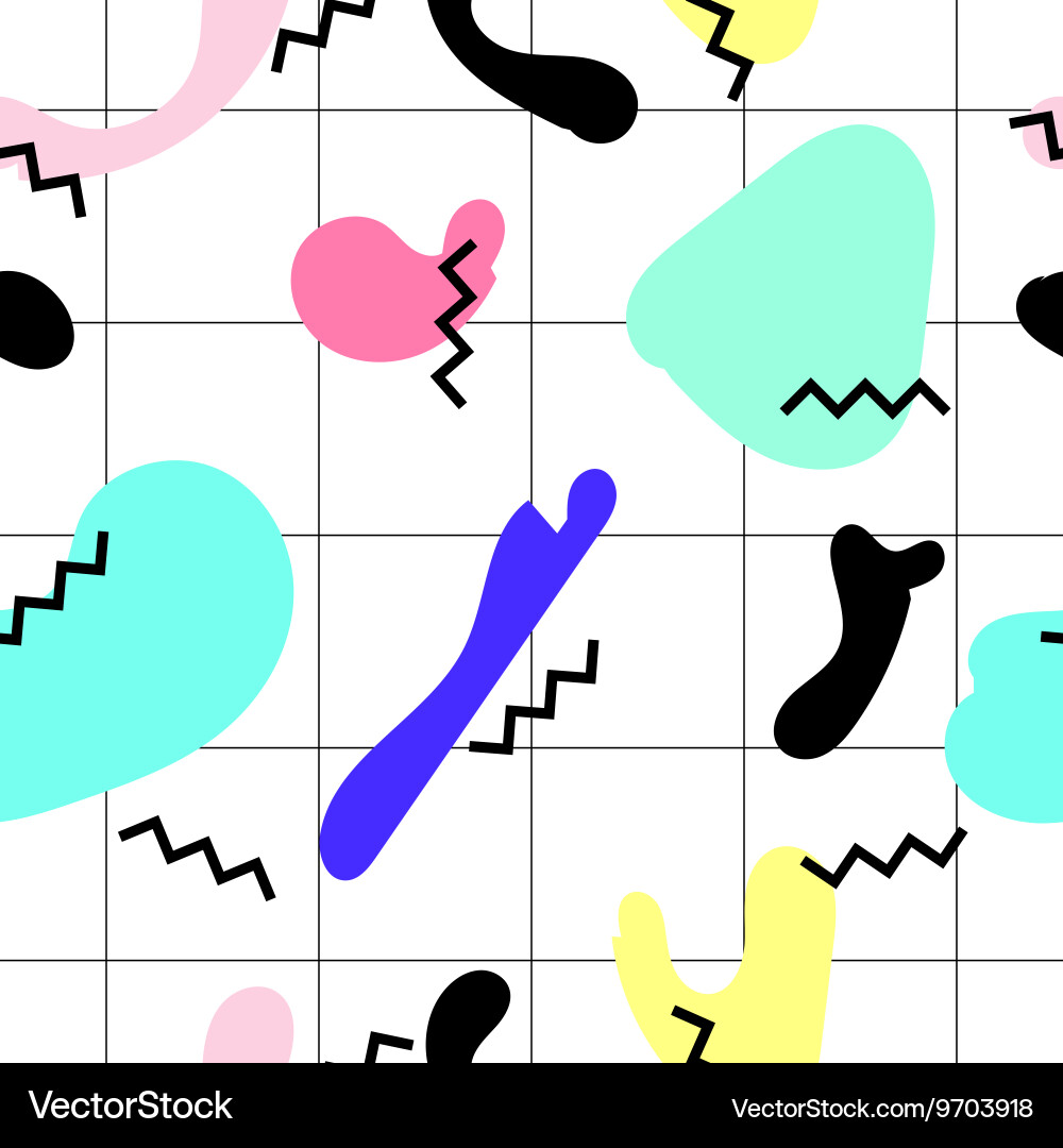 Seamless pattern with colorful spots Vector Image