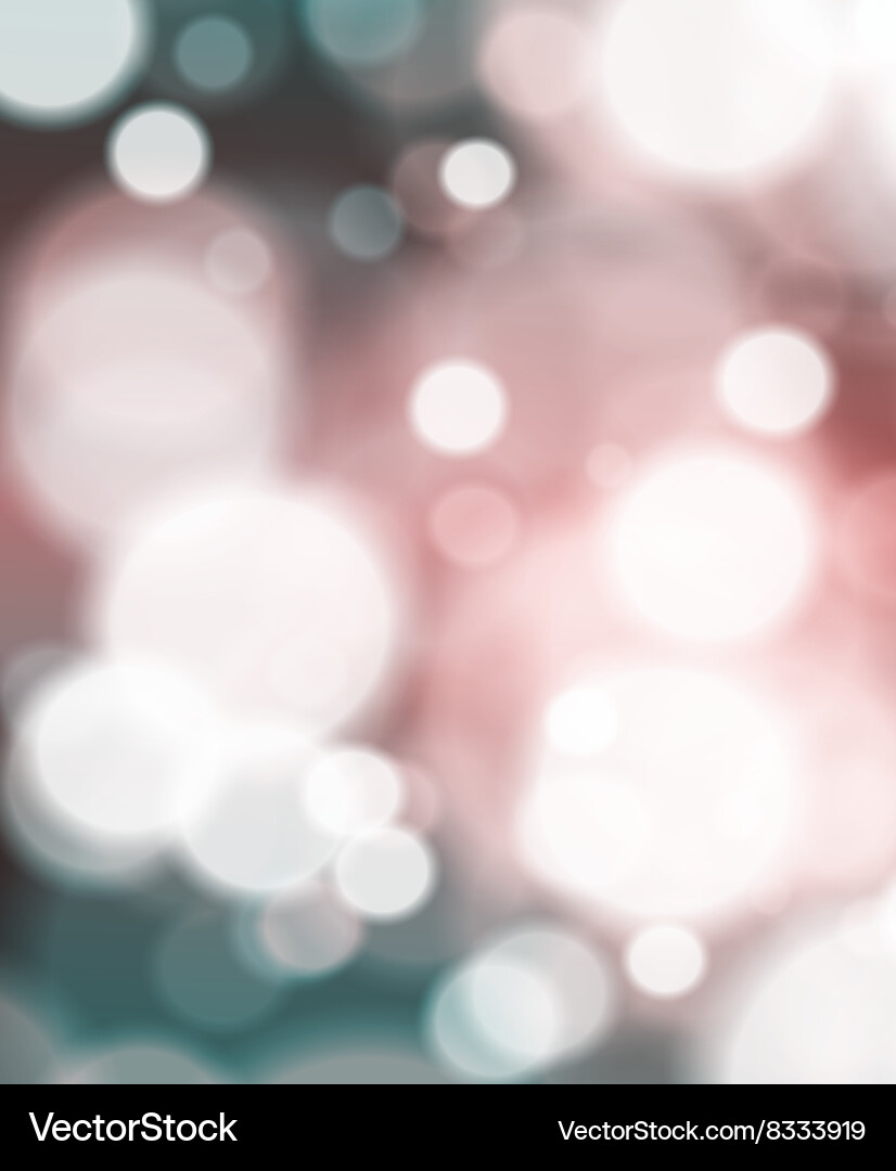 Abstract bokeh background vector image