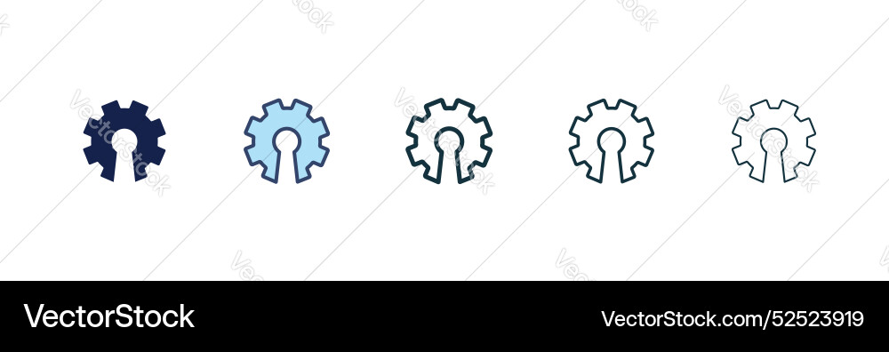 Open Source Icon Collection vector image