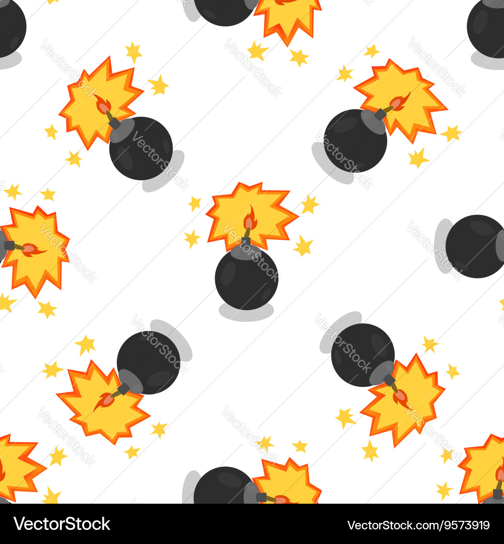 Weapon seamless pattern vector image