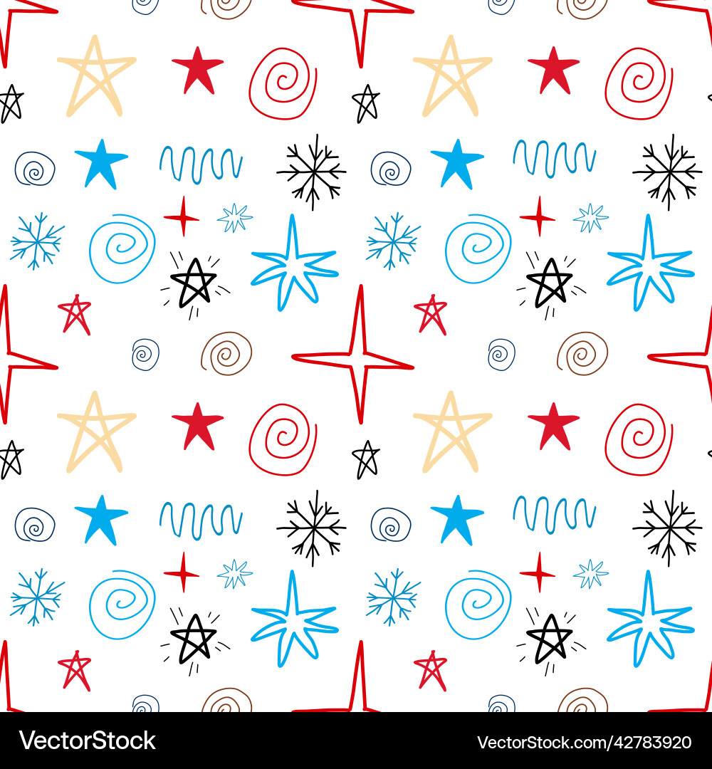Abstract background with chaotic stars pattern Abstract background with chaotic stars pattern Vector Image