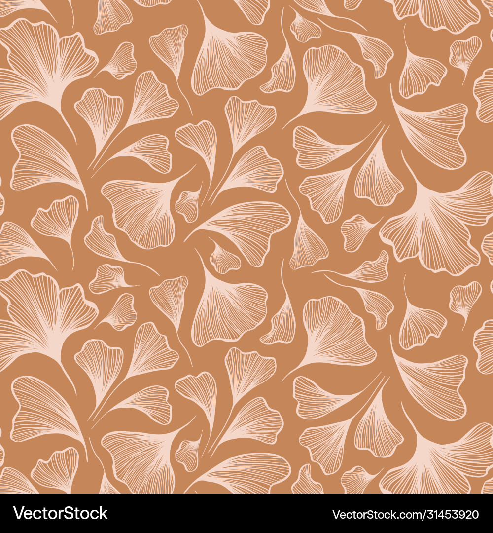 Abstract botanical seamless pattern in light Abstract botanical seamless pattern in light vector image