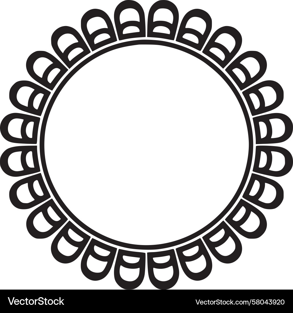 Abstract Circular Pattern Vector Image