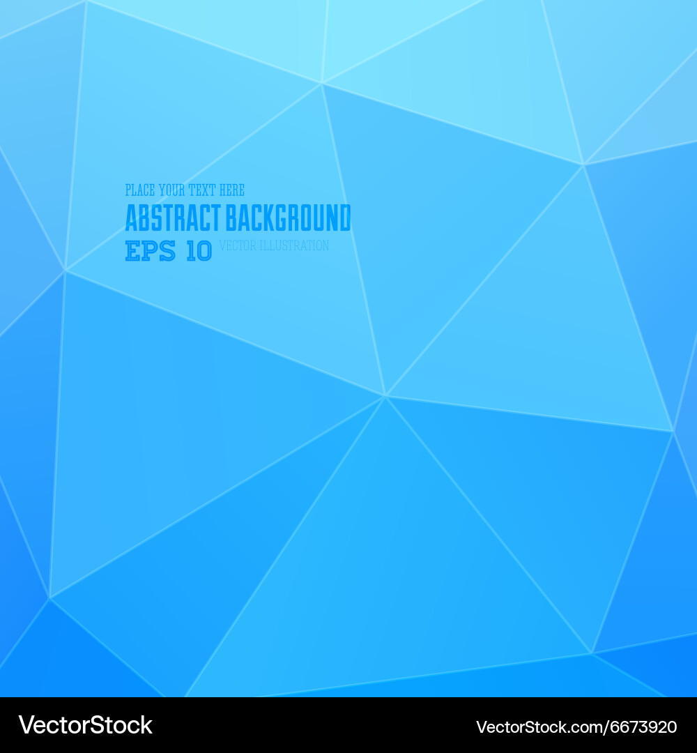 Abstract triangular background vector image