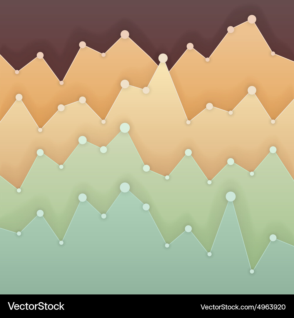 Colorful graph design for workflow layout diagram vector image