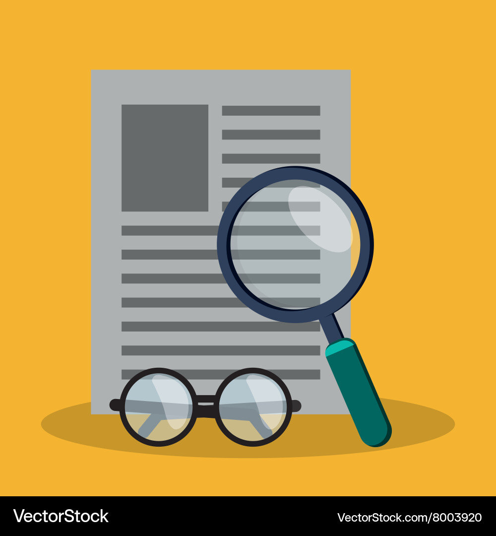 Cyber security and document design vector image