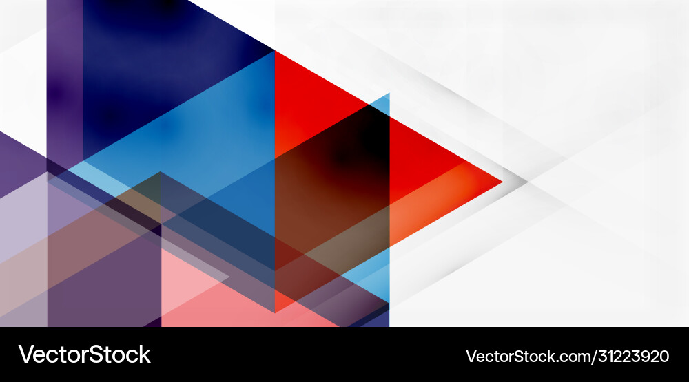 Geometric Mosaic Abstract Background Vector Image