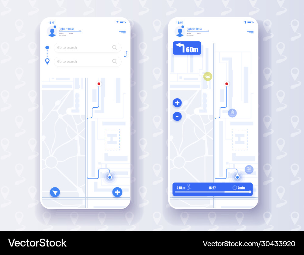 GPS Navigation Smartphone Icon vector image