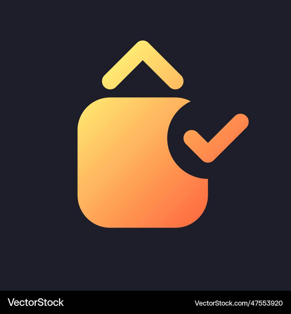 Jump animation applying orange solid gradient ui Jump animation applying orange solid gradient ui vector image