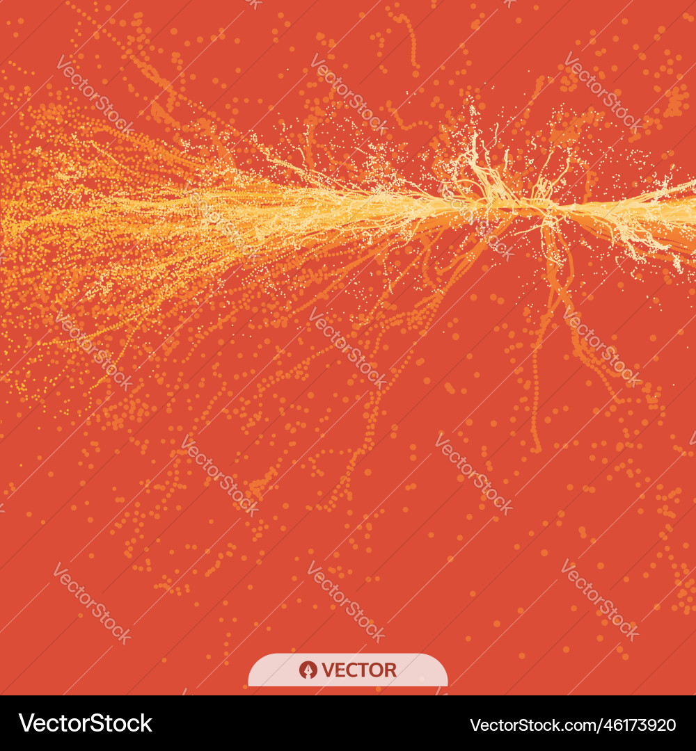 Point explode array with dynamic emitted Point explode array with dynamic emitted vector image