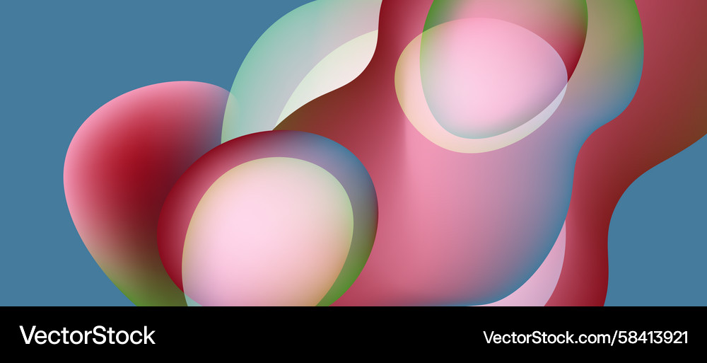 Abstract shapes overlap creating soft gradients Abstract shapes overlap creating soft gradients Vector Image