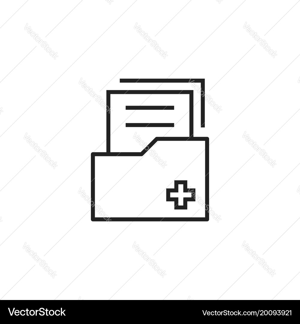 Archive Icon - Data File vector image
