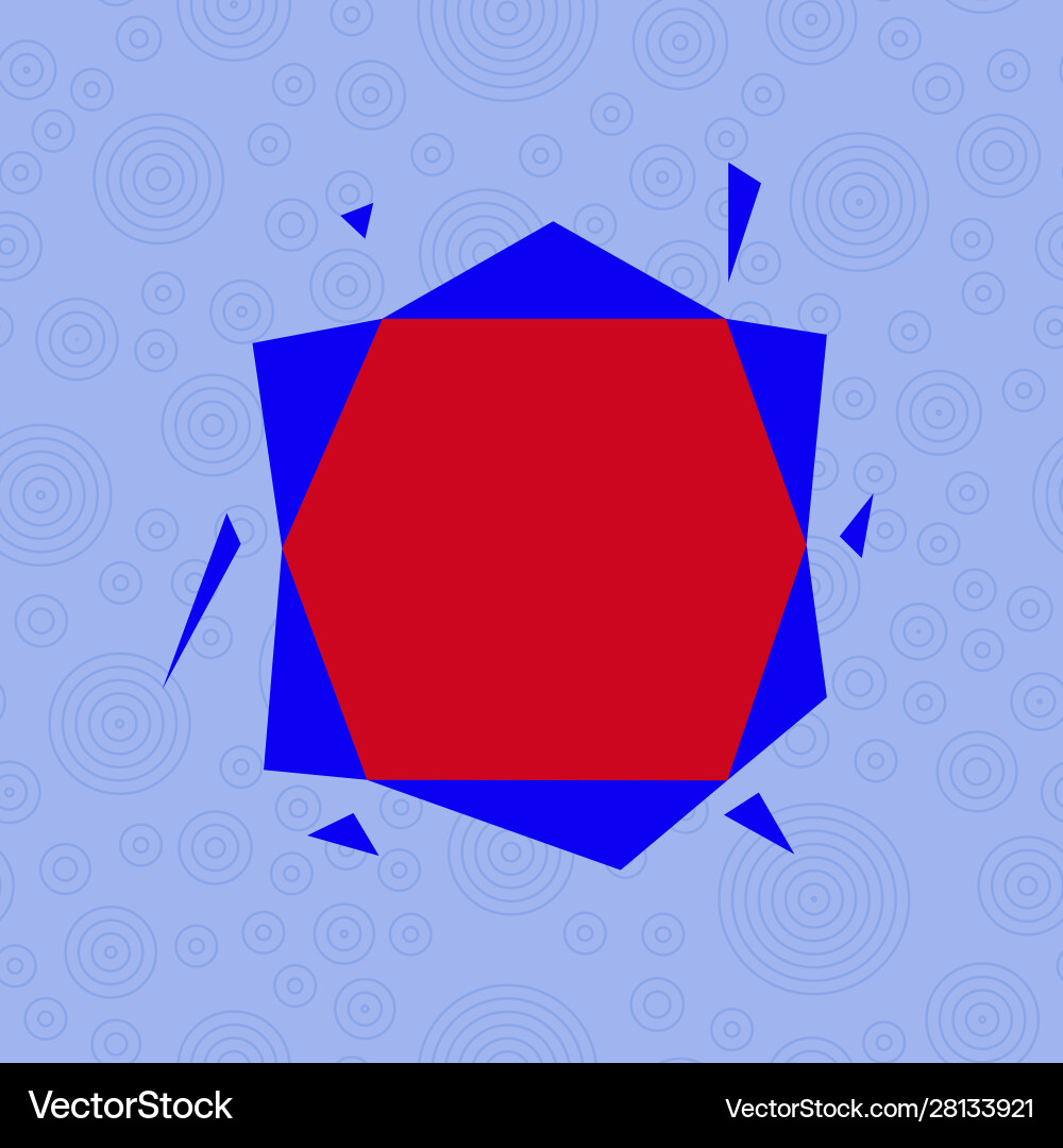 Asymmetrical unequal shaped form format Asymmetrical unequal shaped form format vector image