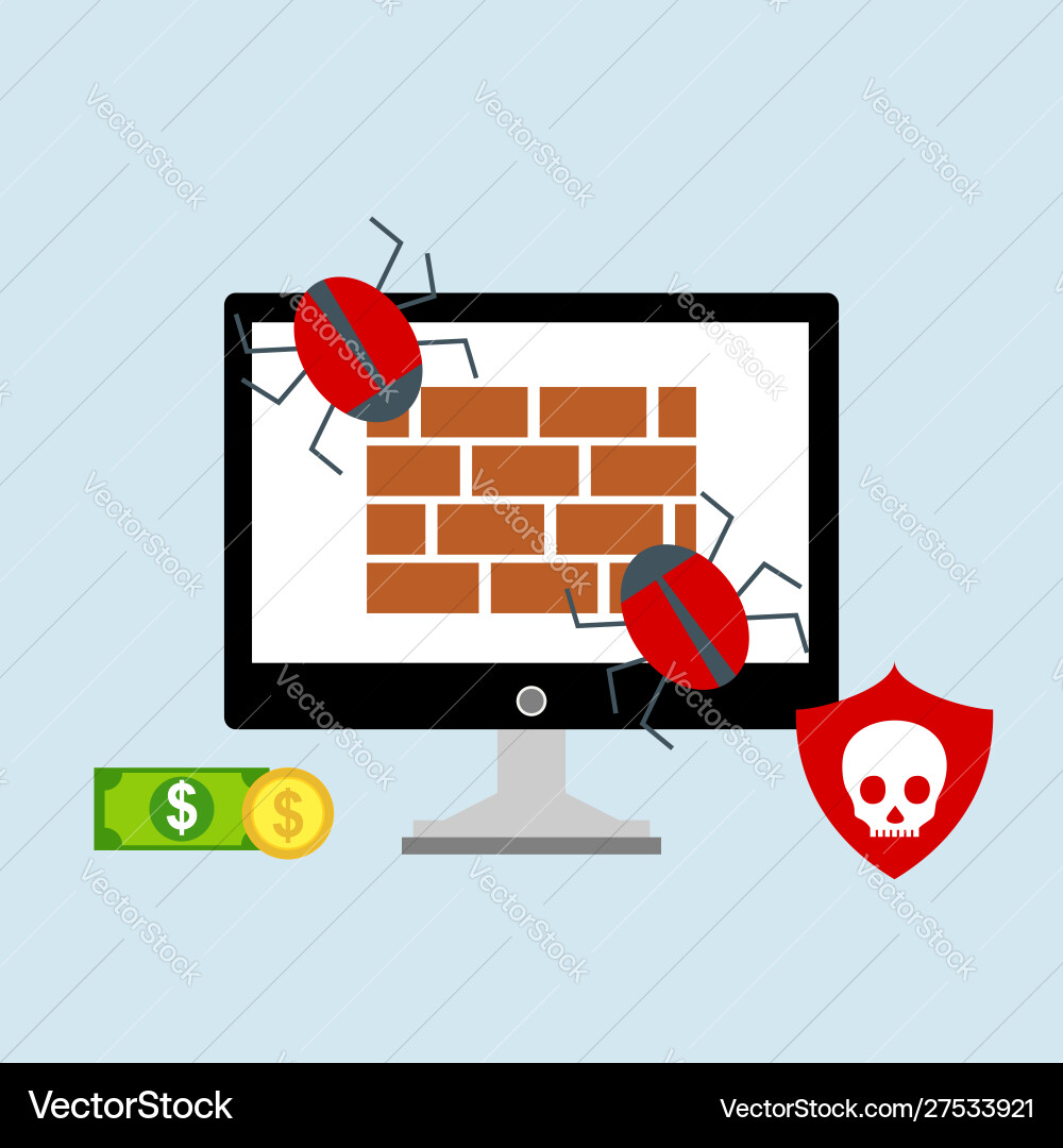 Hacker Aktivität Computeralert Benachrichtigung Hacker Aktivität Computeralert Benachrichtigung vektorbild