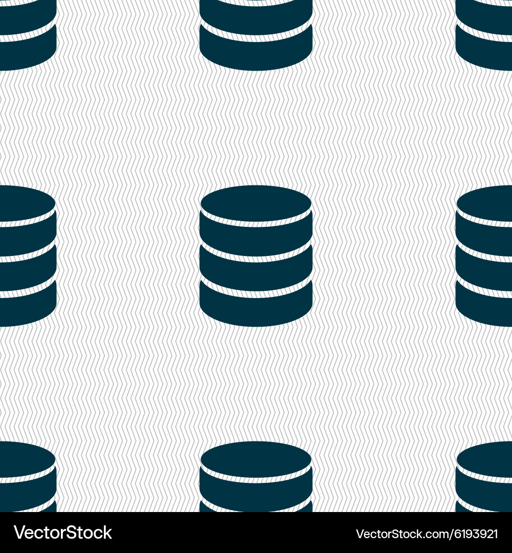 Hard disk and database sign icon flash drive stick Vector Image