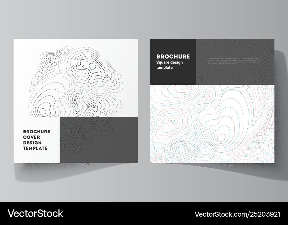 Minimal editable layout vector image