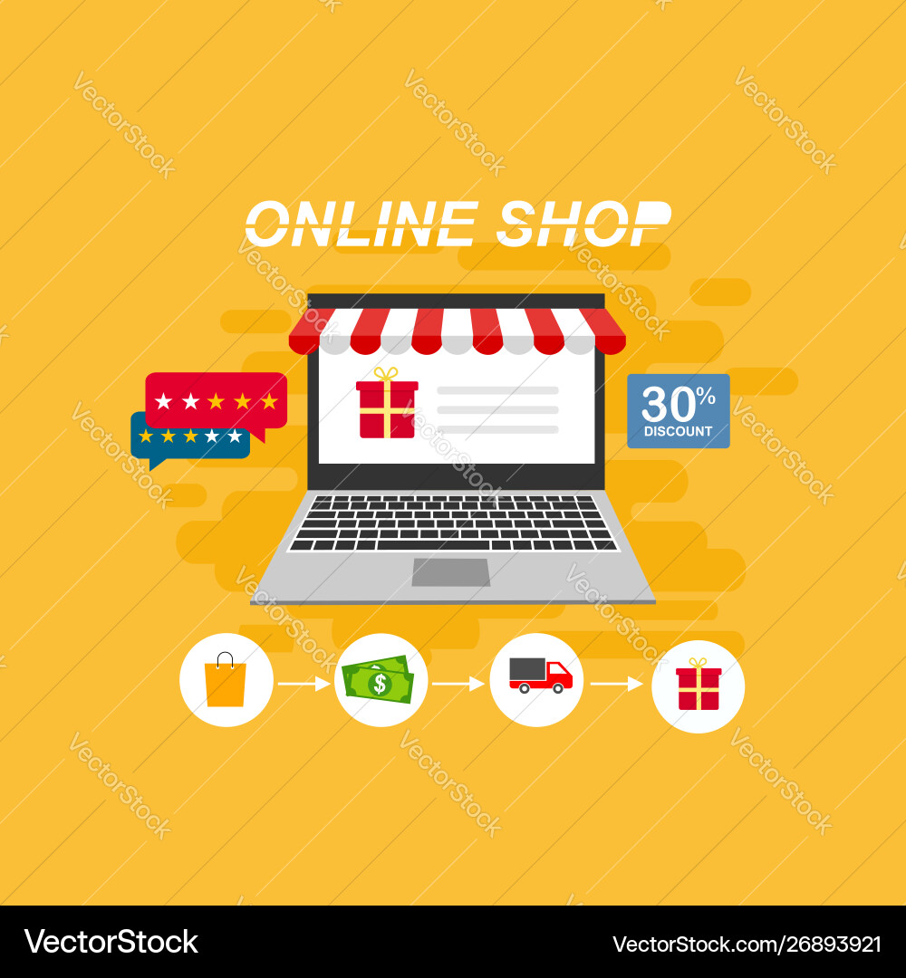 Modern flat design people and business concept Modern flat design people and business concept vector image