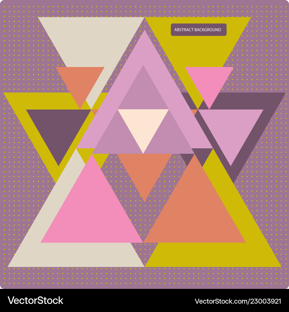 Pattern with colorful geometric shapes triangles Pattern with colorful geometric shapes triangles vector image