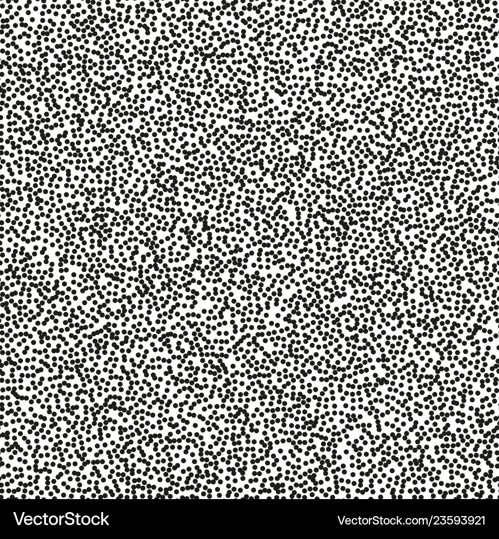 Pointillism high density seamless dots pattern Pointillism high density seamless dots pattern Vector Image