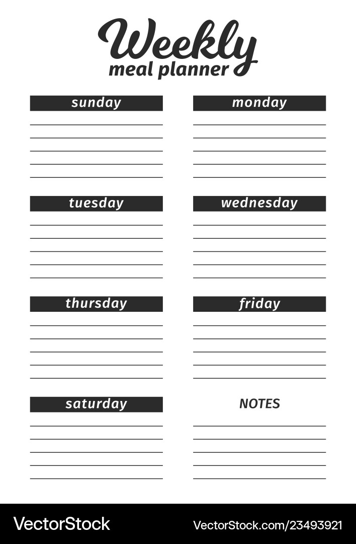 Template for the creation of food menu Template for the creation of food menu Vector Image