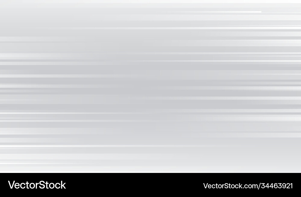 White background with speedy motion fast lines vector image