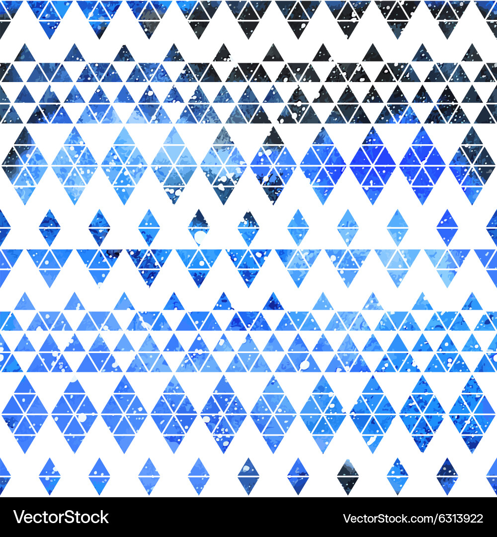 Cosmic Triangle Pattern Vector Image