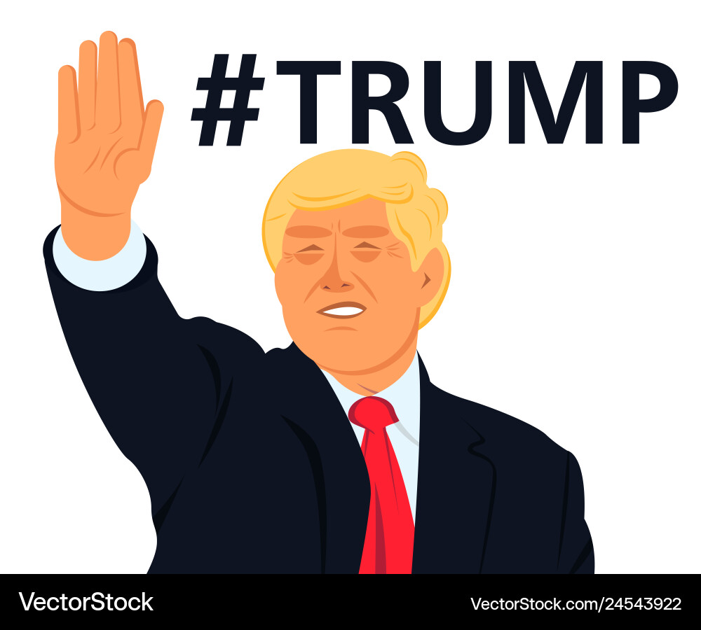 Donald Trump Portrait Royalty Free Vector Image
