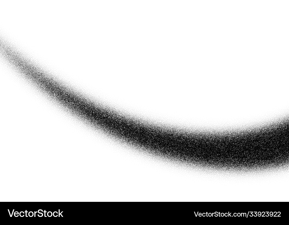 Dotwork curve line pattern background black noise Dotwork curve line pattern background black noise Vector Image