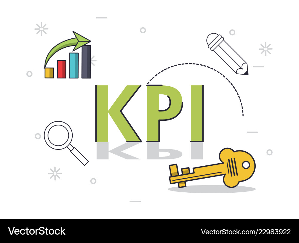 Key performance indicator Key performance indicator vector image