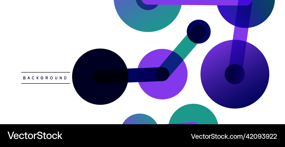 Network concept abstract background dots Vector Image
