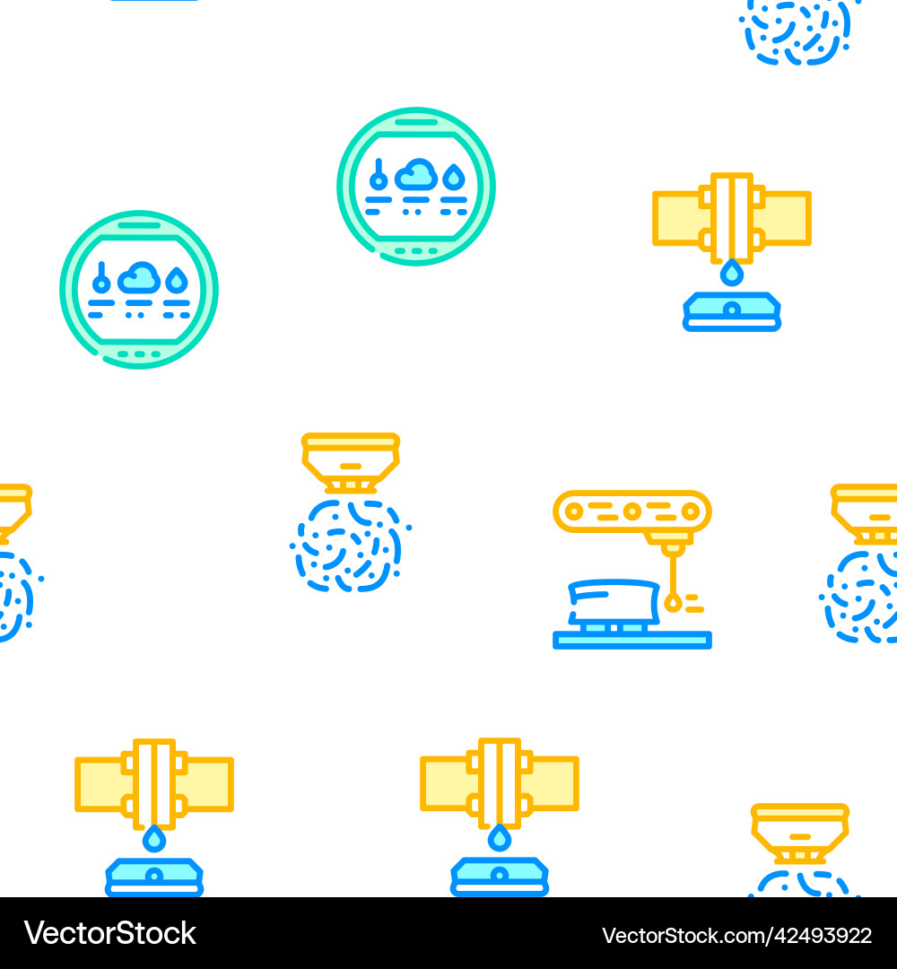 Sensor electronic tool seamless pattern Vector Image