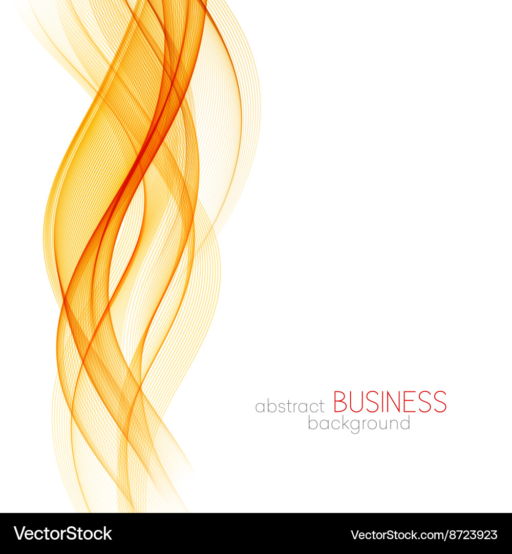 Abstract color wave design element vector image