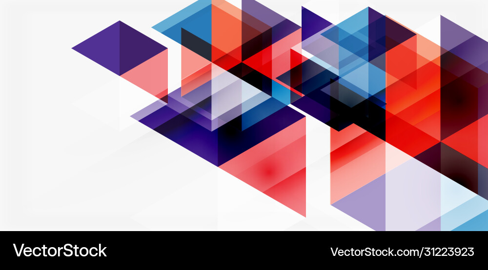 Geometric abstract background mosaic triangle Geometric abstract background mosaic triangle vector image