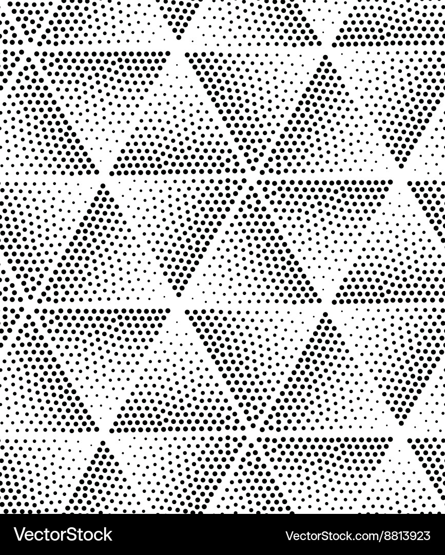 Geometric Pointillism Pattern vector image