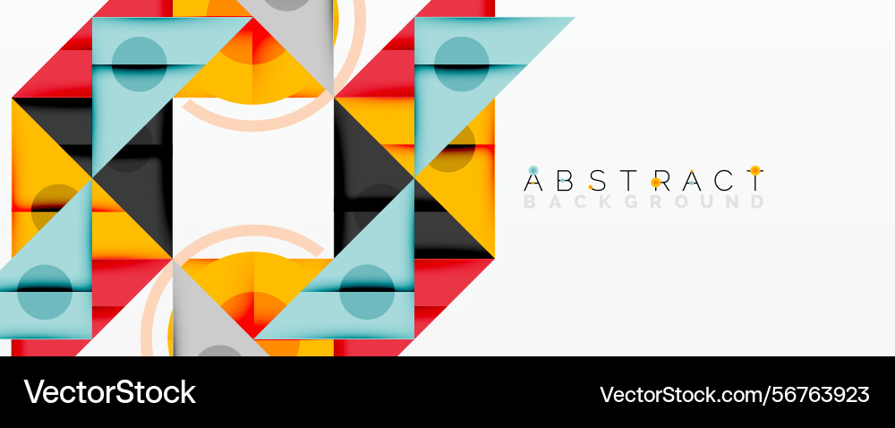 Geometric shapes overlap creating vibrant Geometric shapes overlap creating vibrant vector image