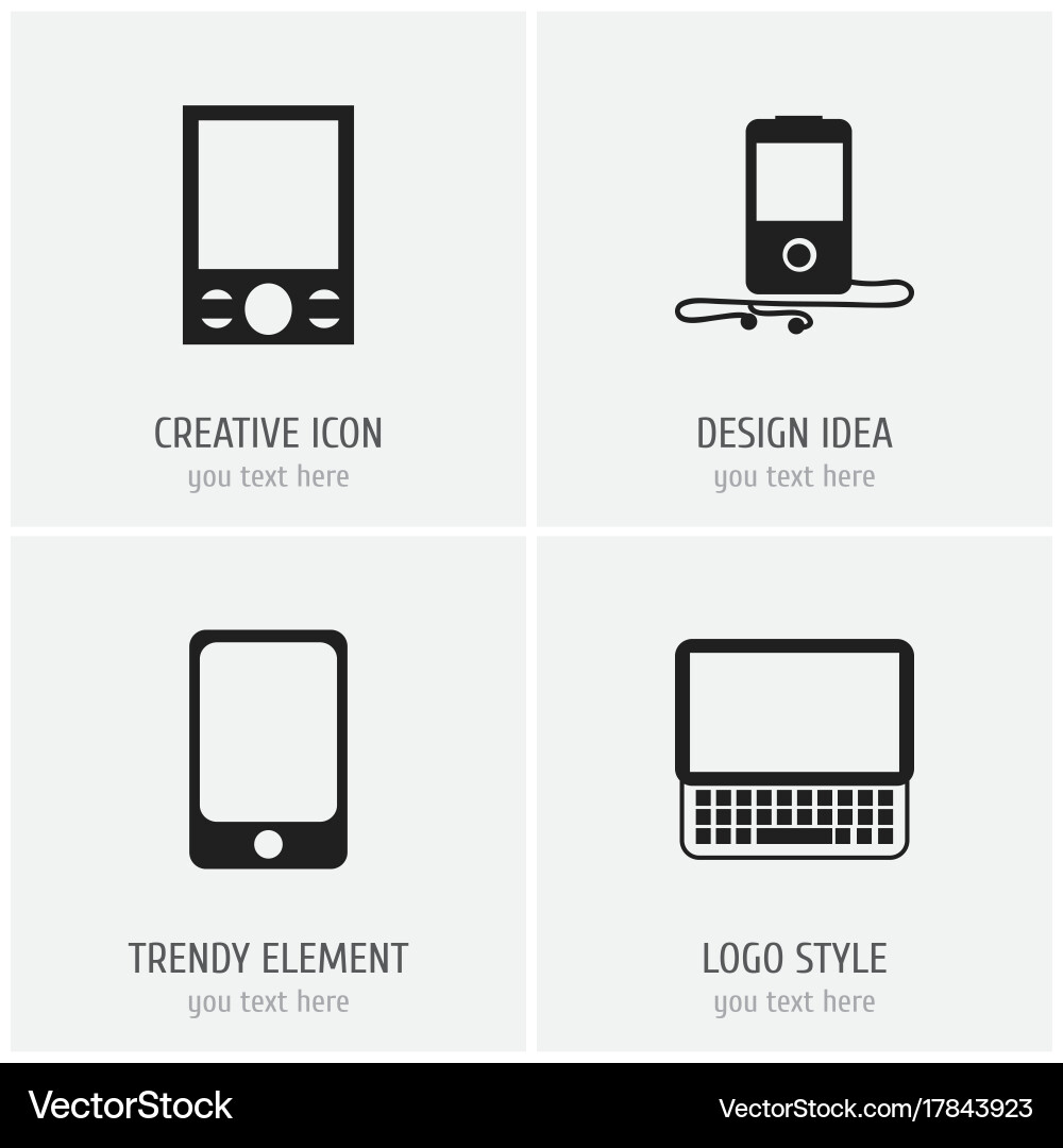 Set of 4 editable instrument icons includes vector image