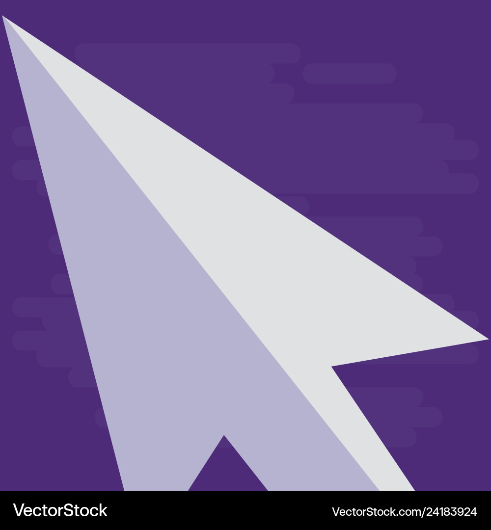 Arrow mouse pointer icon vector image