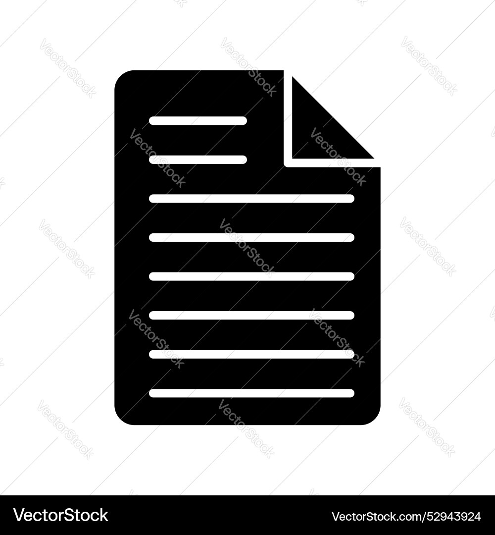 Document icon set contract or agreement copy Vector Image
