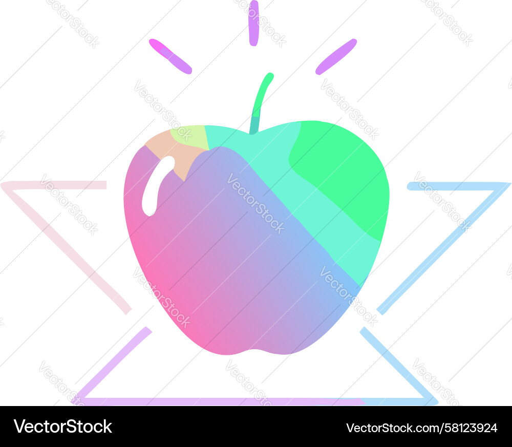 Fractal Bloom: Dynamic Geometric Pattern Vector Image