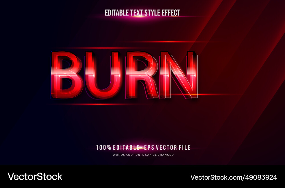Modern editable text style effect gradient color Modern editable text style effect gradient color vector image